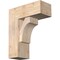 Ekena Millwork Westlake Block Smooth Bracket w/ Offset Brace, Douglas Fir, 7 1/2"W x 18"D x 22"H BKT0806X18X22WTL05SDF - alternate 1